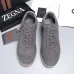 Zegna Men’s Suede Casual Sneakers, Signature Tone‑on‑Tone Stitching #A67751