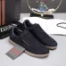Zegna Men’s Suede Casual Sneakers, Signature Tone‑on‑Tone Stitching #A67752