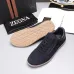 Zegna Men’s Suede Casual Sneakers, Signature Tone‑on‑Tone Stitching #A67752