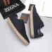 Zegna Men’s Suede Casual Sneakers, Signature Tone‑on‑Tone Stitching #A67752
