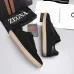 Zegna Men’s Suede Casual Sneakers, Signature Tone‑on‑Tone Stitching #A67753