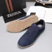 Zegna Men’s Suede Casual Sneakers, Signature Tone‑on‑Tone Stitching #A67754