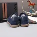 Zegna Men’s Suede Casual Sneakers, Signature Tone‑on‑Tone Stitching #A67754