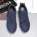 Zegna Men’s Suede Casual Sneakers, Signature Tone‑on‑Tone Stitching #A67754