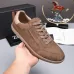 Zegna Men’s Suede Casual Sneakers, Signature Tone‑on‑Tone Stitching #A67755