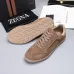 Zegna Men’s Suede Casual Sneakers, Signature Tone‑on‑Tone Stitching #A67755