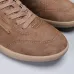 Zegna Men’s Suede Casual Sneakers, Signature Tone‑on‑Tone Stitching #A67755