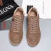 Zegna Men’s Suede Casual Sneakers, Signature Tone‑on‑Tone Stitching #A67755
