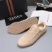 Zegna Men’s Suede Casual Sneakers, Signature Tone‑on‑Tone Stitching #A67756