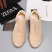 Zegna Men’s Suede Casual Sneakers, Signature Tone‑on‑Tone Stitching #A67756