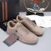 Zegna Men’s Suede Casual Sneakers, Signature Tone‑on‑Tone Stitching #A67757