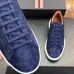 Zegna Men’s Triple Stitch Low‑Top Sneakers, Leather & Suede Upper #A67772