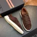 Zegna Men’s Triple Stitch Low‑Top Sneakers, Leather & Suede Upper #A67773