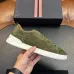 Zegna Men’s Triple Stitch Low‑Top Sneakers, Leather & Suede Upper #A67774