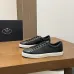 Prada Men's Nappa Leather Casual Sneakers, Western Decorative Stitching, Sheepskin Lining, Soft Rubber Outsole, Multiple Colors Available #A67704