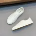 Prada Men's Nappa Leather Casual Sneakers, Western Decorative Stitching, Sheepskin Lining, Soft Rubber Outsole, Multiple Colors Available #A67707