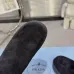 Prada Women’s Black Suede Knee Boots with Shearling Lining & Chunky Sole #A69875