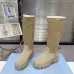 Prada Women’s Suede Knee Boots with Shearling Lining & Chunky Sole #A69877