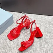 Prada Shoes for Women's Prada Sandals Heel height:7cm #B65292