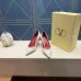 Valentino V‑Logo Pointed‑Toe Patent Leather Pumps 8cm Heel #A68634