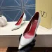 Valentino V‑Logo Pointed‑Toe Patent Leather Pumps 8cm Heel #A68634