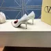 Valentino V‑Logo Pointed‑Toe Patent Leather Pumps 8cm Heel #A68637