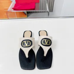 VALENTINO Slippers for women Garavani VLogo Signature Sandals White #B48608