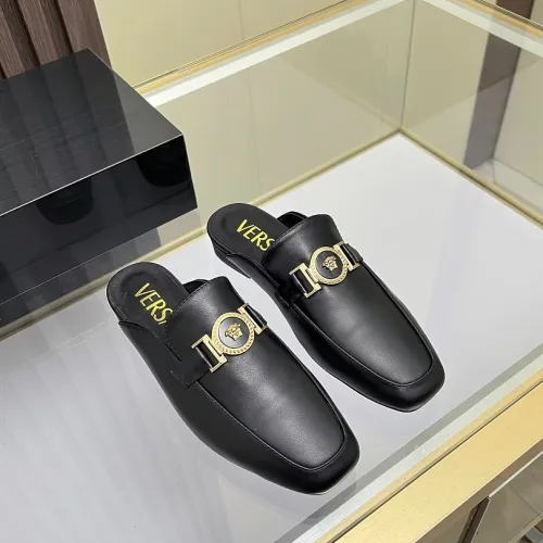 Versace shoes for Women's Versace Slippers heel height:2cm #B64793