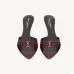 YSL 60mm Babylone Ruched Leather Mule #A67905