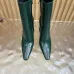 YSL Cassandre Side‑Zip Square‑Toe Ankle Boots 10.5cm Heel #A68624