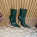 YSL Cassandre Side‑Zip Square‑Toe Ankle Boots 10.5cm Heel #A68624