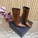 YSL Cassandre Side‑Zip Square‑Toe Ankle Boots 10.5cm Heel #A68625