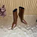 YSL Cassandre Side‑Zip Square‑Toe Ankle Boots 10.5cm Heel #A68625