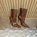 YSL Cassandre Side‑Zip Square‑Toe Ankle Boots 10.5cm Heel #A68625