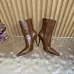 YSL Cassandre Side‑Zip Square‑Toe Ankle Boots 10.5cm Heel #A68625