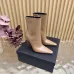 YSL Cassandre Side‑Zip Square‑Toe Ankle Boots 10.5cm Heel #A68626