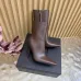 YSL Cassandre Side‑Zip Square‑Toe Ankle Boots 10.5cm Heel #A68627