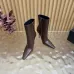 YSL Cassandre Side‑Zip Square‑Toe Ankle Boots 10.5cm Heel #A68627