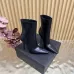 YSL Cassandre Side‑Zip Square‑Toe Ankle Boots 10.5cm Heel #A68628