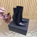 YSL Cassandre Side‑Zip Square‑Toe Ankle Boots 10.5cm Heel #A68628