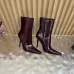 YSL Cassandre Side‑Zip Square‑Toe Ankle Boots 10.5cm Heel #A68629