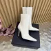 YSL Cassandre Side‑Zip Square‑Toe Ankle Boots 10.5cm Heel #A68630