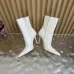 YSL Cassandre Side‑Zip Square‑Toe Ankle Boots 10.5cm Heel #A68630