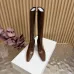 YSL Cassandre Side‑Zip Square‑Toe Knee‑High Boots 7cm Heel #A68615