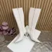 YSL Cassandre Side‑Zip Square‑Toe Knee‑High Boots 7cm Heel #A68618