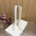 YSL Cassandre Side‑Zip Square‑Toe Knee‑High Boots 7cm Heel #A68618