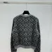 2025 Autumn  Winter Special Offer Louis Vuitton Women's Cropped Jacquard Monogram Sweater  Luxurious Wool Blend Crewneck with an All Over Pattern #B54791