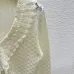 2025 Cream Knit Mesh Cardigan with V-Neck and Ruffle Detailing #B54508