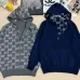 2025 Gucci Women's All Size Double  sided Zip  up Hooded Cardigans: Iconic GG Pattern for Online Fashion Shoppers #B54822