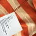 2025 Miu Miu Striped Knit Polo Sweater with Quarter-Zip Collar and Logo Detail #B54504